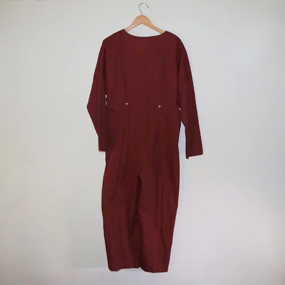 ASOS Design Curve Denim Relaxed Boiler-suit Jumpsuit - Picture 4 of 9